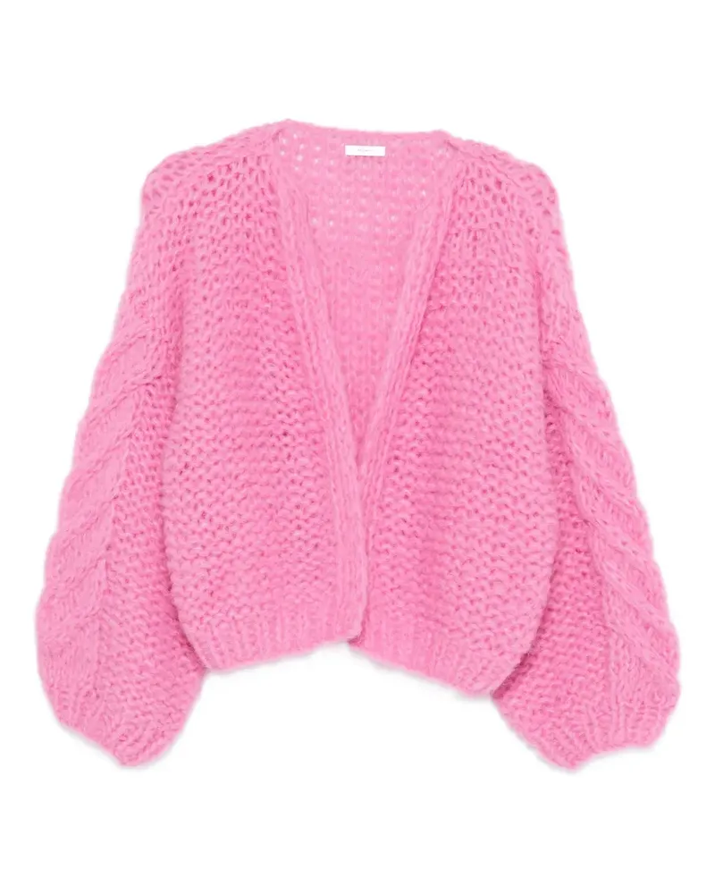 MAIAMI Cardigan mit Ballonärmeln - Rosa Rosa