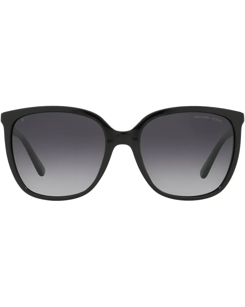Michael Kors Eckige Anaheim Sonnenbrille - Schwarz Schwarz