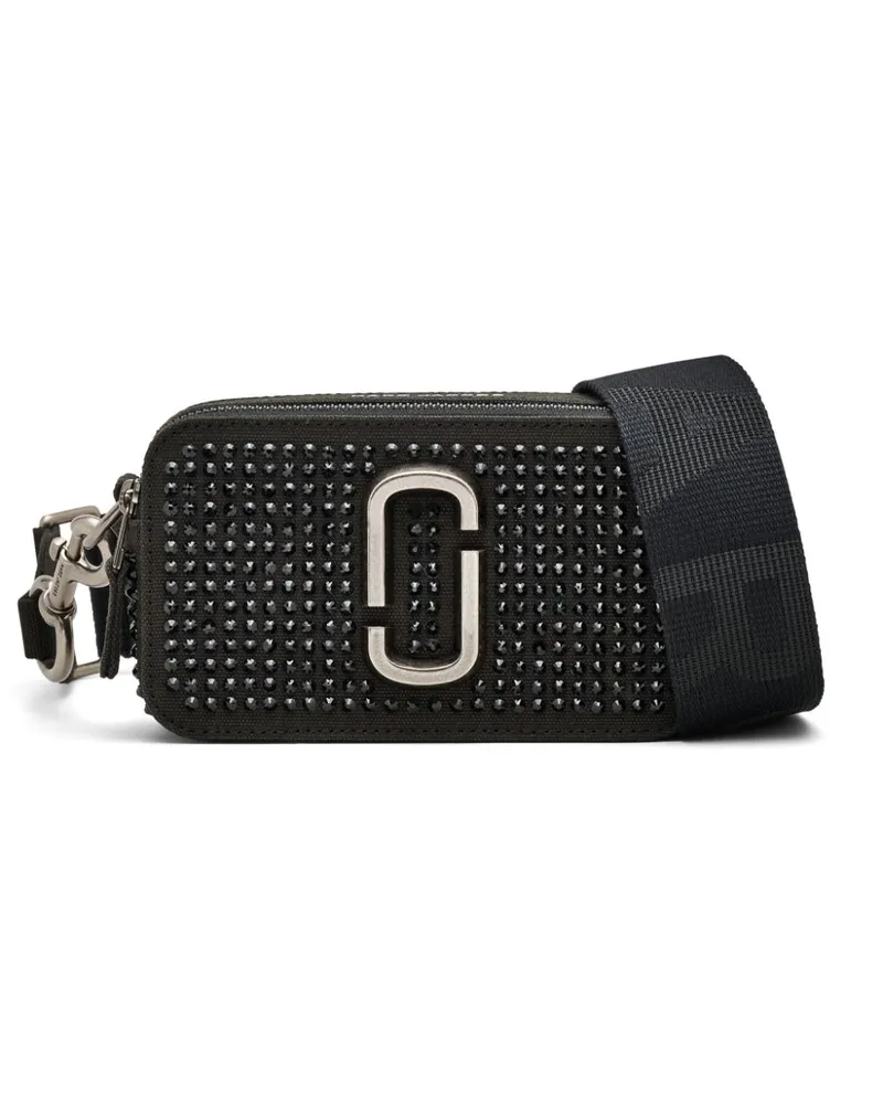 Marc Jacobs The Crystal Canvas Snapshot Kameratasche - Schwarz Schwarz