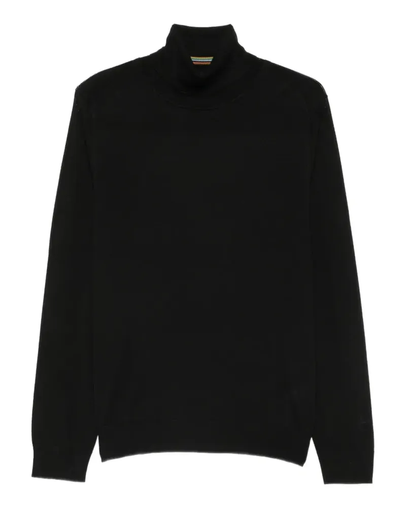 Paul Smith Rollkragenpullover aus Merinowolle - Schwarz Schwarz