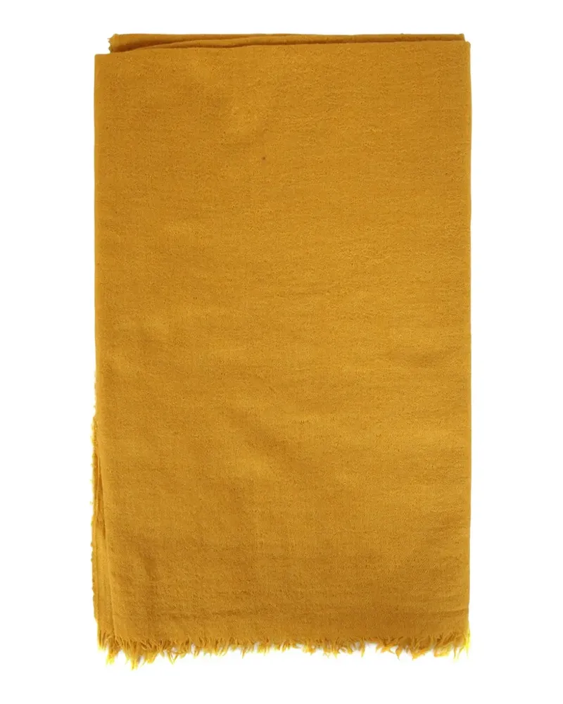 Destin frayed scarf - Gelb Gelb