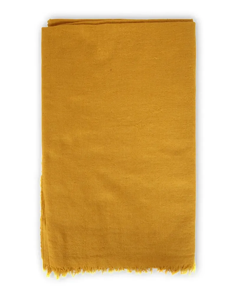 Destin frayed scarf - Gelb Gelb