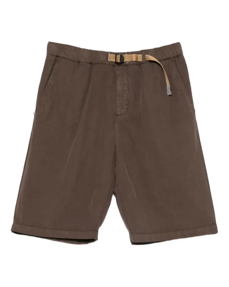 PLAN C elasticated-waistband shorts - Braun Braun