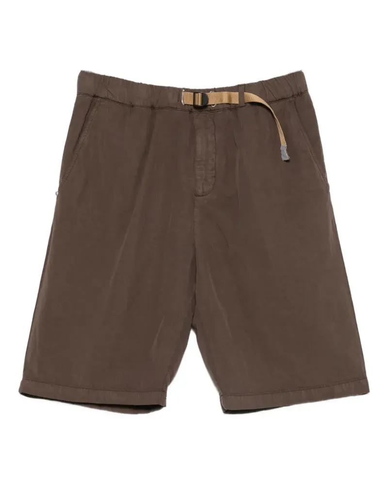 PLAN C elasticated-waistband shorts - Braun Braun