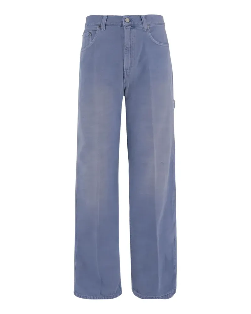 Haikure Bonnie Jeans mit Logo - Blau Blau