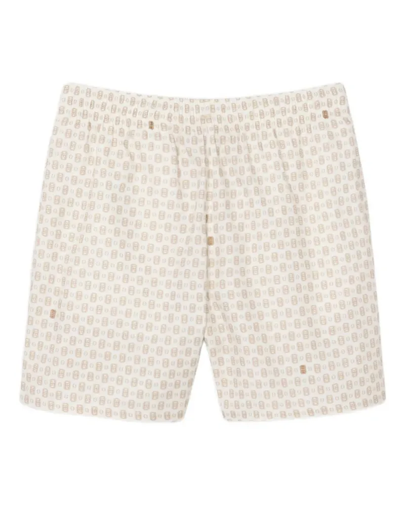 Lacoste Shorts mit Tennis-Print - Nude Nude