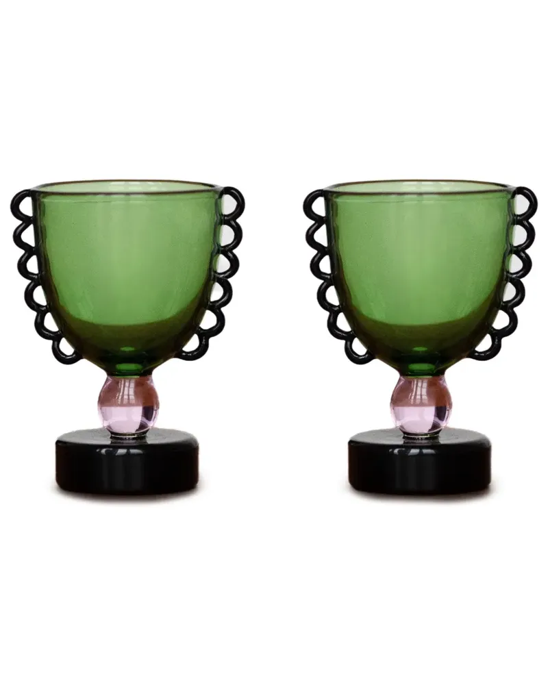 Sophie Lou Jacobsen Coco Cups (2er-Set) - Grün Grün