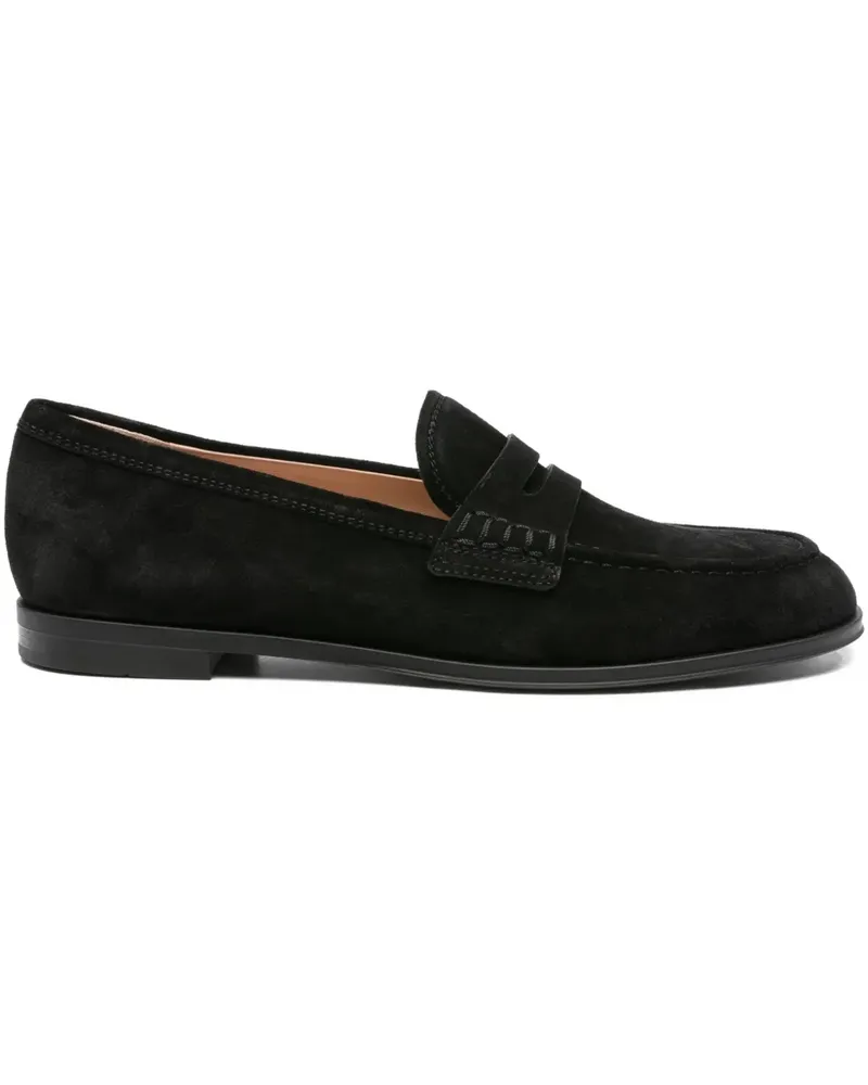 Gianvito Rossi Georgie Penny-Loafer - Schwarz Schwarz