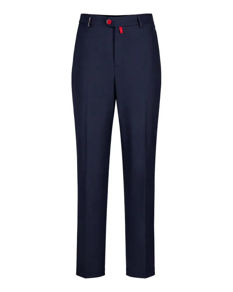 Kiton Klassische Hose mit Bügelfalten - Blau Blau