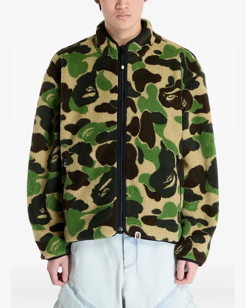BAPE Wendbare Abc Camo Boa Jacke - Grün Grün