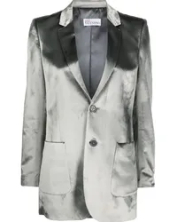 RED Valentino Blazer in Samtoptik Grau