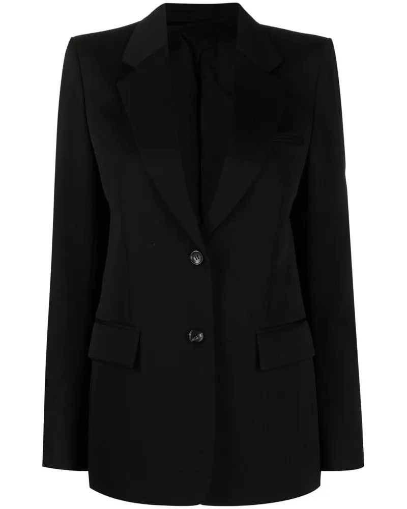 Lanvin Einreihiger Blazer - Schwarz Schwarz