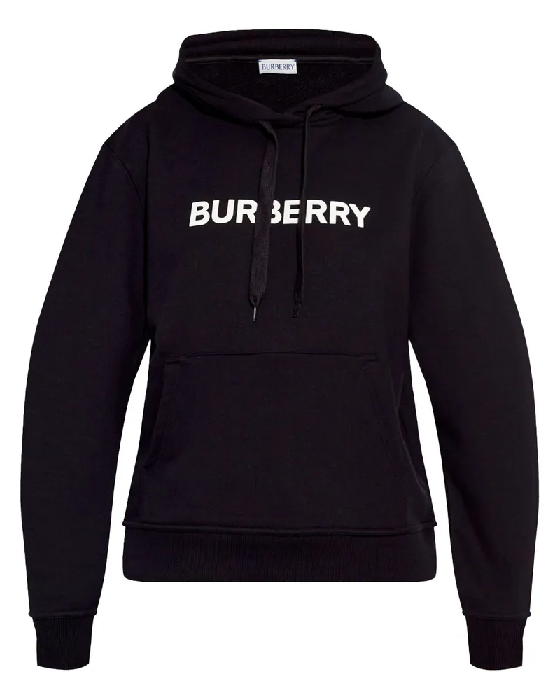 Burberry Hoodie mit Logo - Schwarz Schwarz