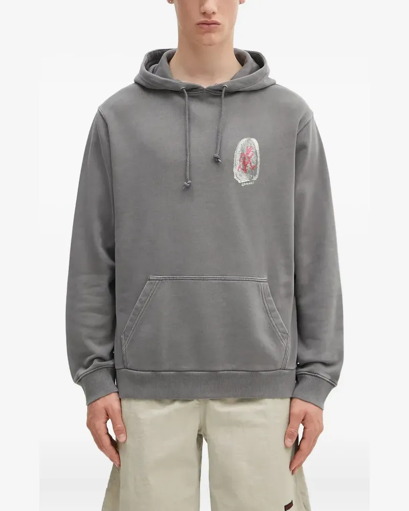 GRAMICCI Hoodie mit grafischem Print - Grau Grau
