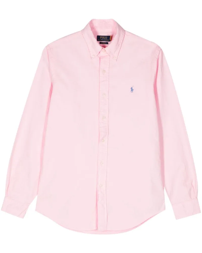 Ralph Lauren Hemd mit Logo-Stickerei - Rosa Rosa