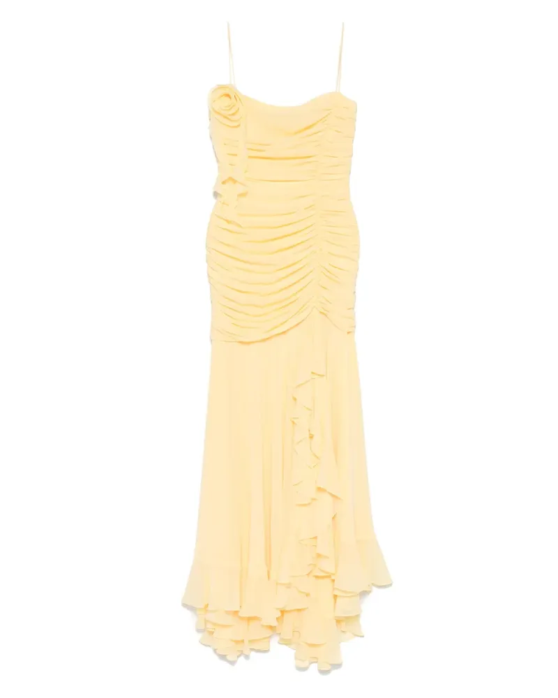 De La Vali Rosado Maxikleid - Gelb Gelb
