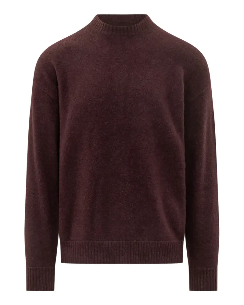 Laneus Pullover mit tiefen Schultern - Rot Rot