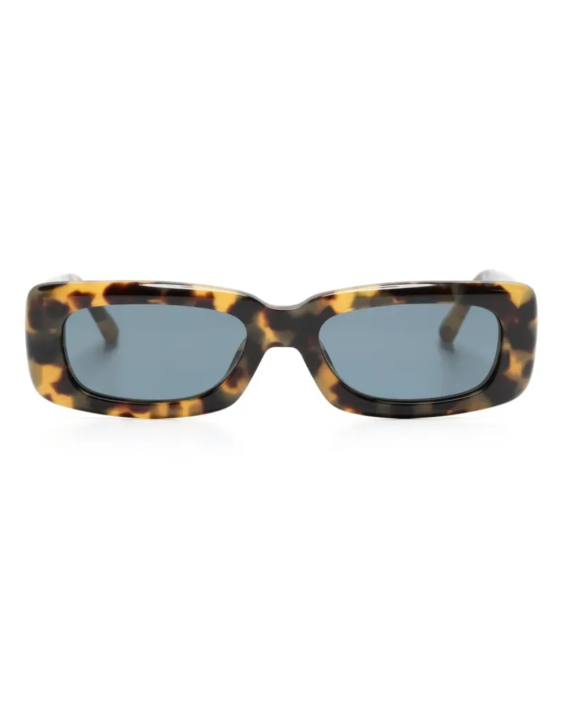 ATTICO Eckige Mini Marfa Sonnenbrille - Braun Braun