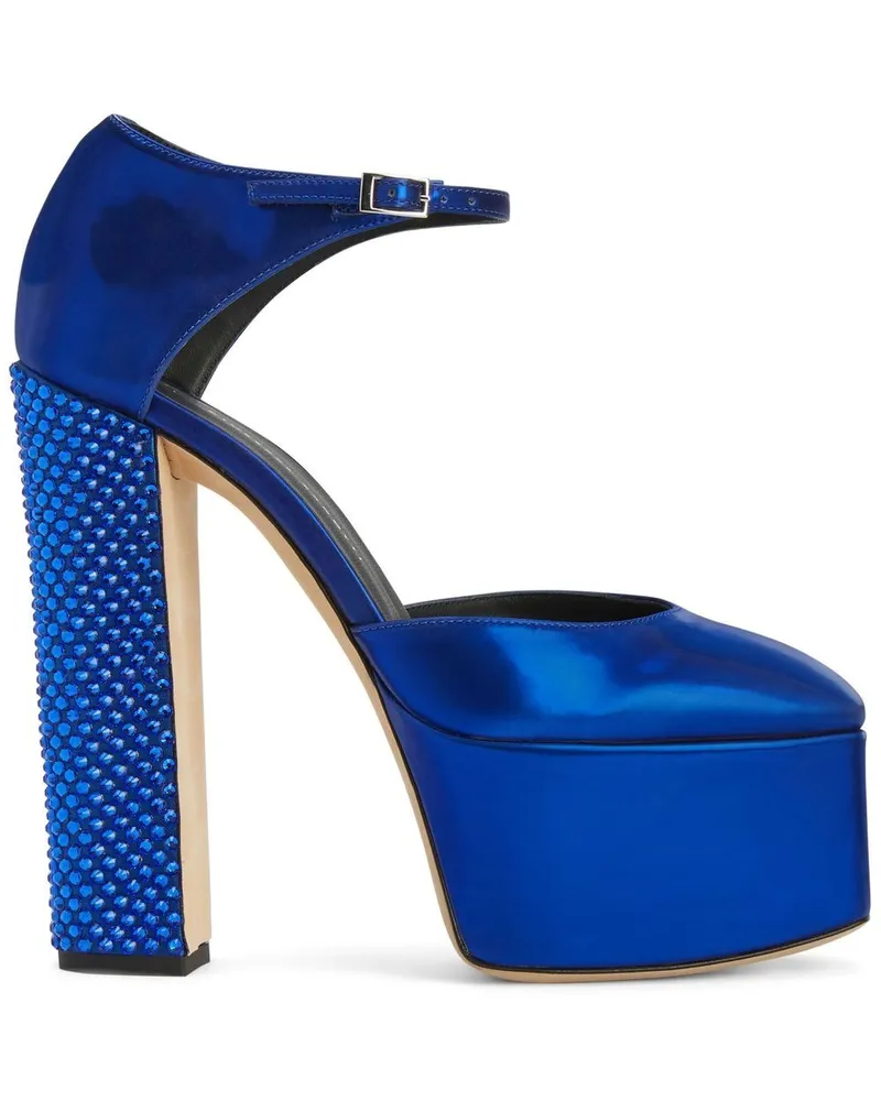 Giuseppe Zanotti Bebe Pixel Plateau-Pumps 150mm - Blau Blau