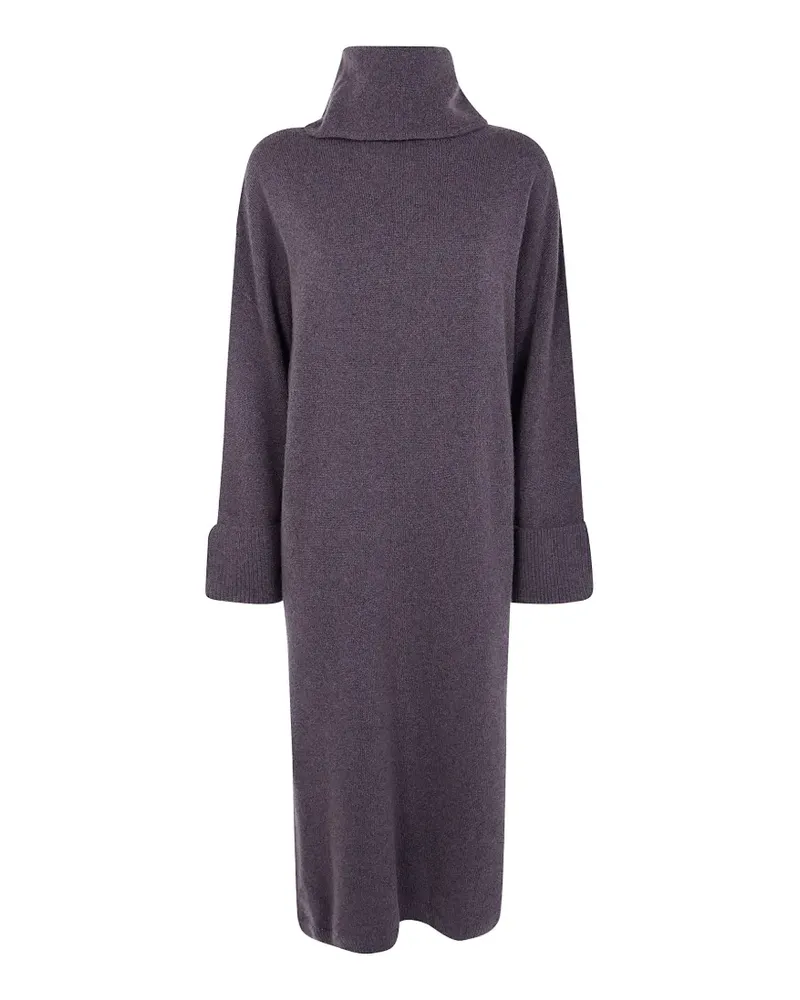 Liviana Conti Midikleid aus Kaschmir - Violett Violett
