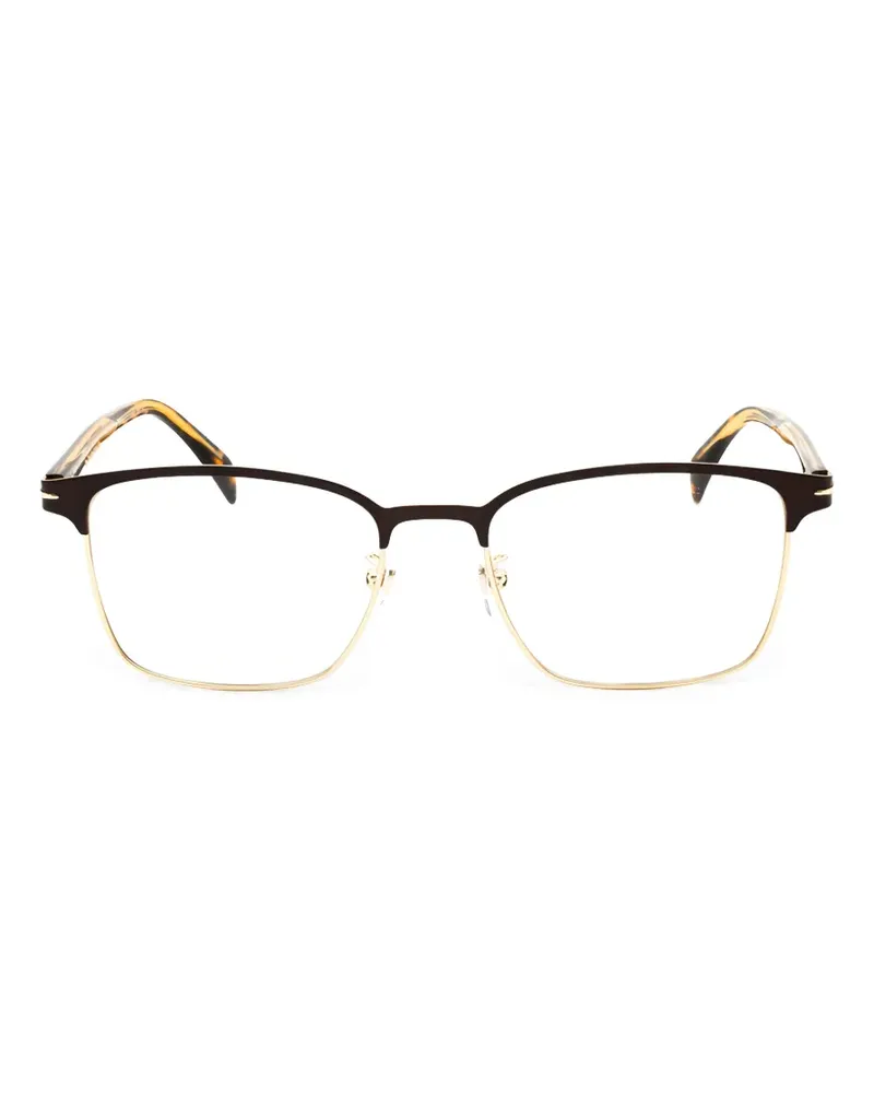 EYEWEAR by DAVID BECKHAM Brille mit eckigem Gestell - Braun Braun