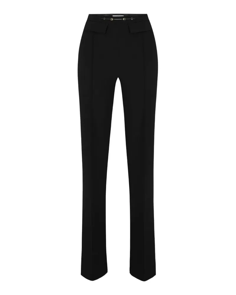 Elisabetta Franchi Ausgestellte Hose - Schwarz Schwarz