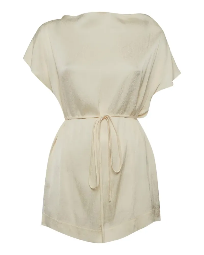 BONDI BORN Ardea split-shoulder top - Nude Nude