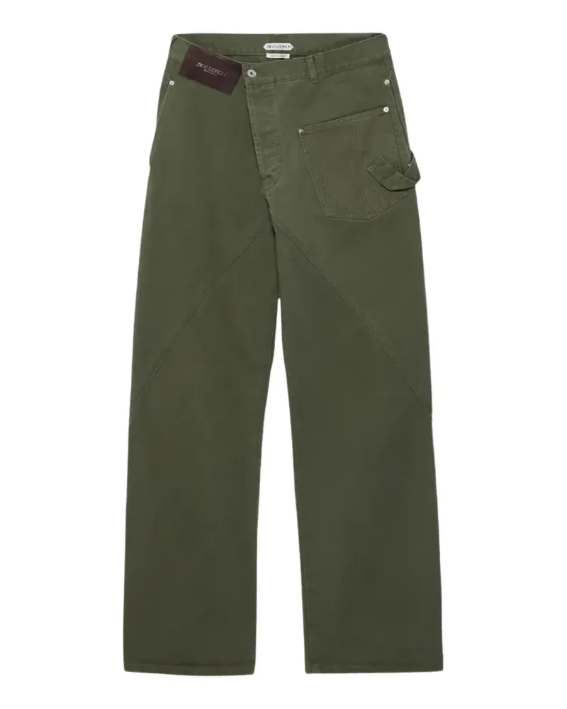 J.W.Anderson Jeans mit Logo-Patch - Grün Grün
