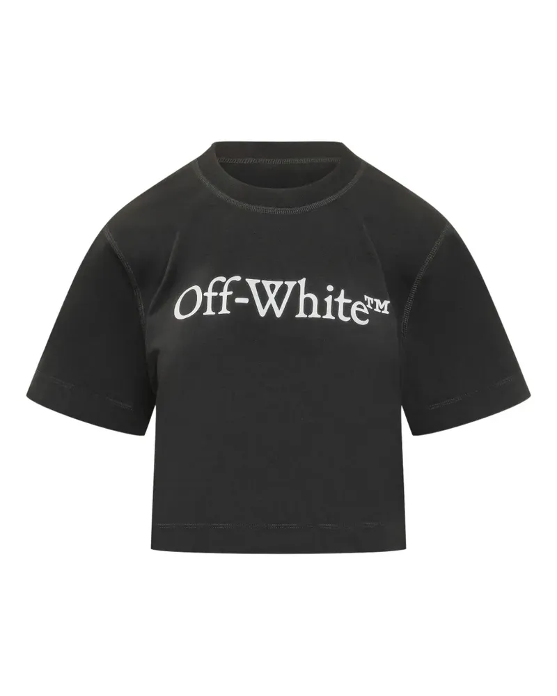 OFF-WHITE Bookish logo T-shirt - Schwarz Schwarz