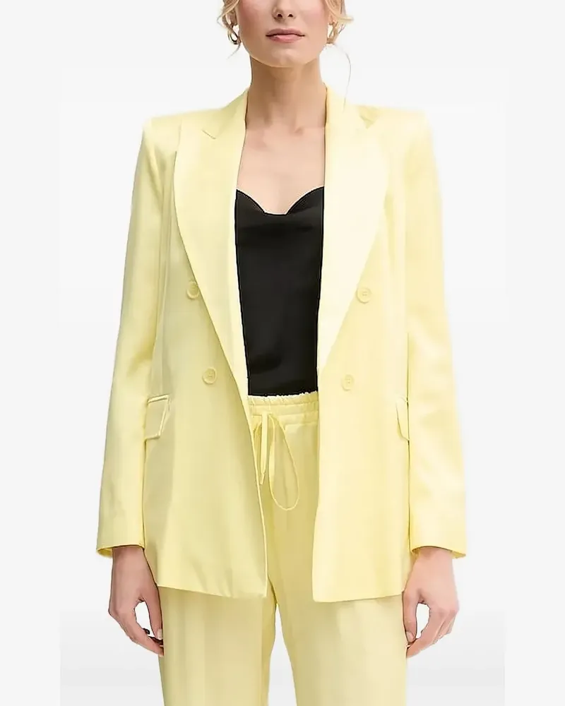Ermanno Scervino Doppelreihiger Blazer - Gelb Gelb