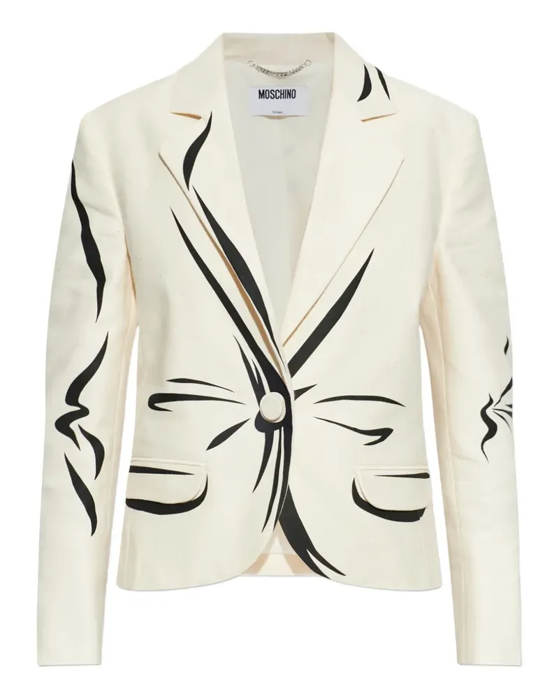 Moschino printed jacket - Nude Nude