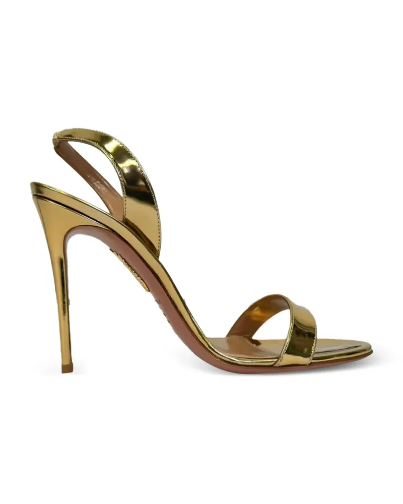 Aquazzura So Nude Sandalen 105mm - Gold Gold