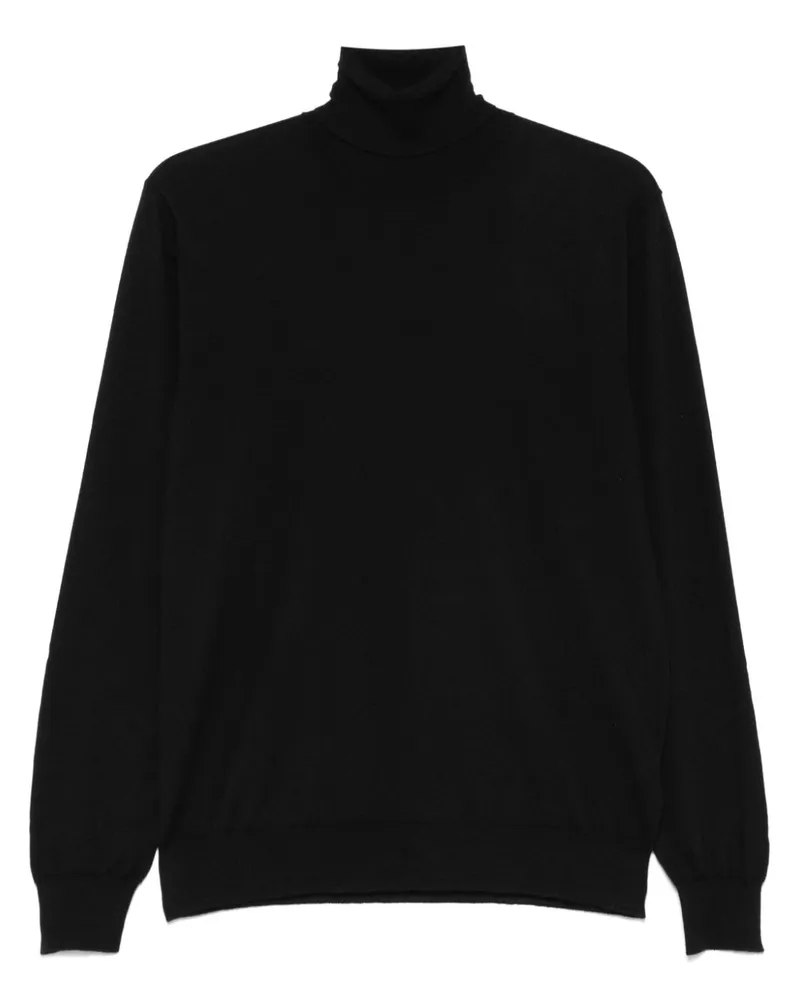 Dell'oglio Fein gestrickter Pullover - Schwarz Schwarz