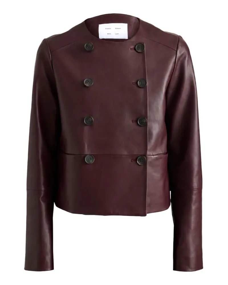 Proenza Schouler Courtney Lederjacke - Rot Rot