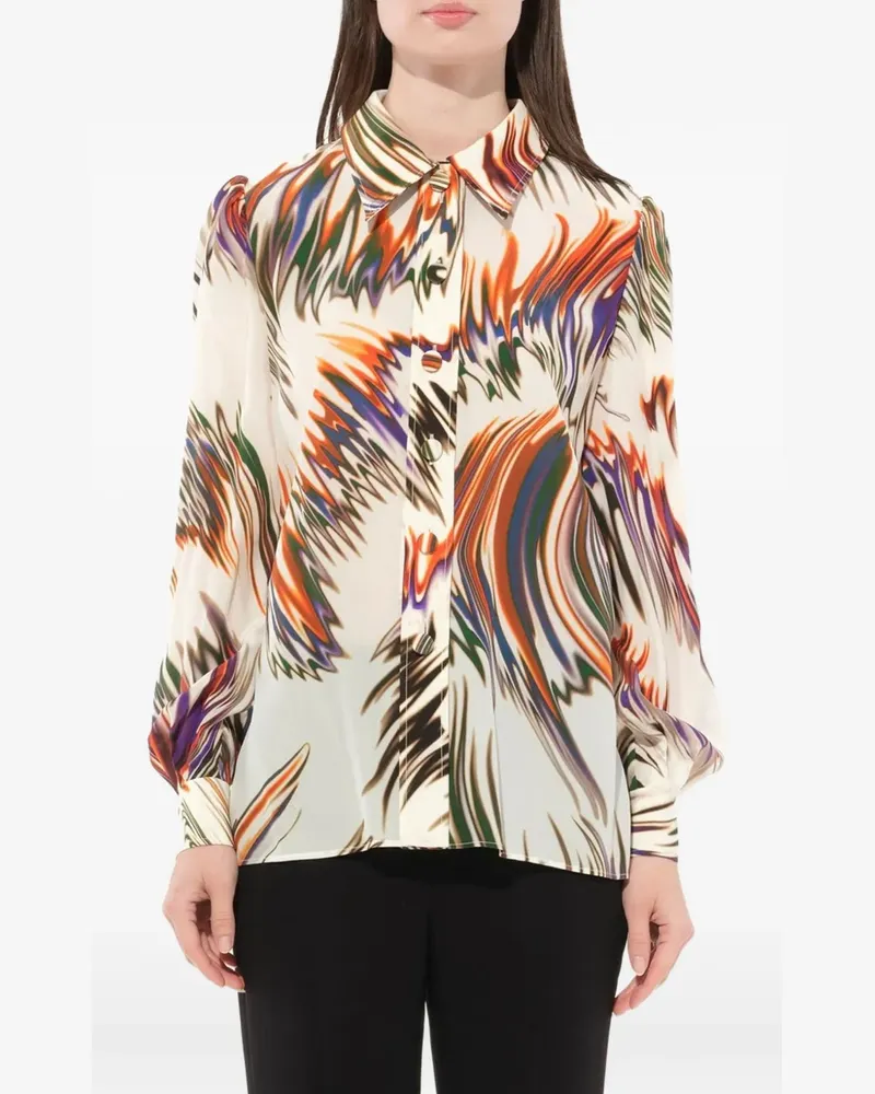 Givenchy Hemd mit Print - Weiß Weiß