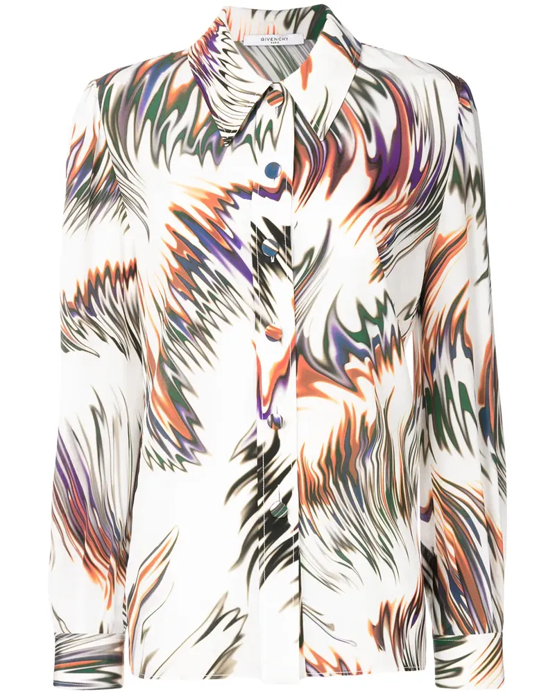 Givenchy Hemd mit Print - Weiß Weiß