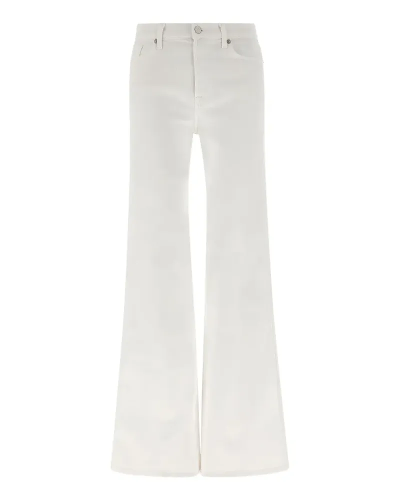 7 for all mankind buttoned flared jeans - Weiß Weiß