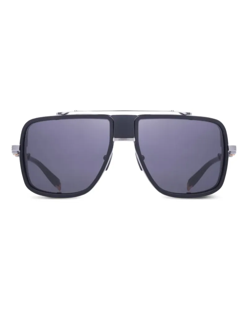 Balmain Eckige Sonnenbrille - Schwarz Schwarz