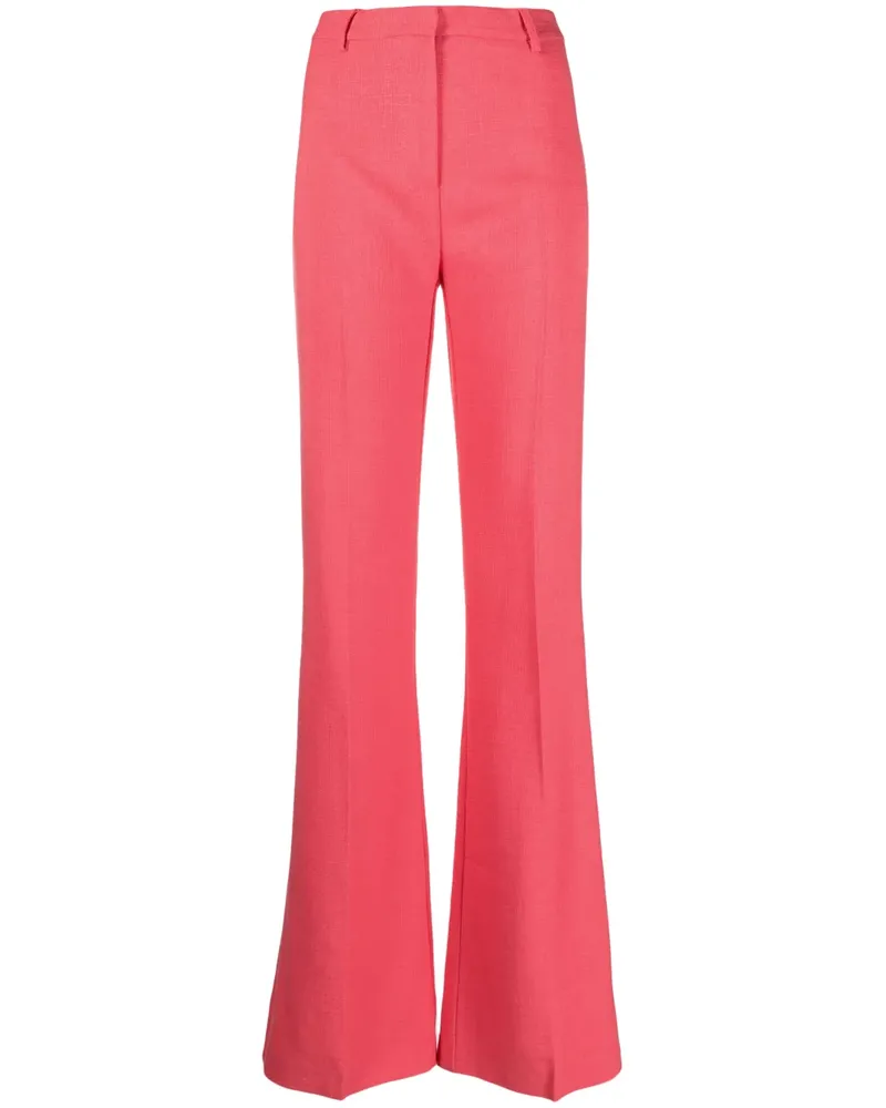 Etro Halbhohe Schlaghose - Rosa Rosa
