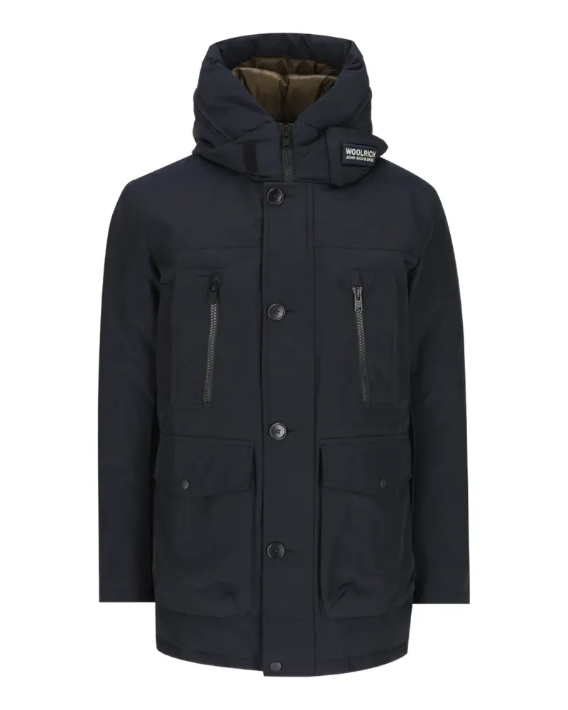 Woolrich Arctic Evolution Parka mit Kapuze - Blau Blau