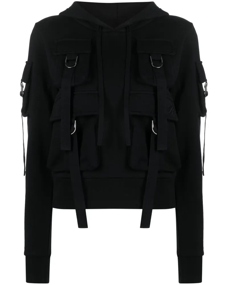 Blumarine Jacke mit aufgesetzten Taschen - Schwarz Schwarz