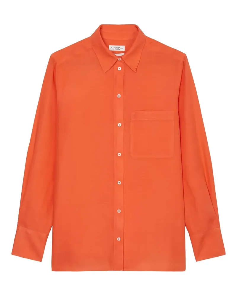 Marc O'Polo Langärmeliges Hemd - Orange Orange
