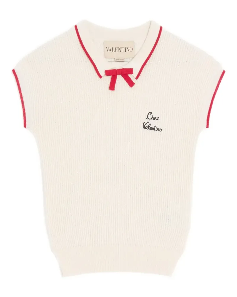 Valentino Garavani Oberteil mit Schleifendetail - Nude Nude