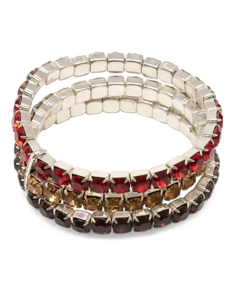 Isabel Marant Armband mit Kristallen - Rot Rot