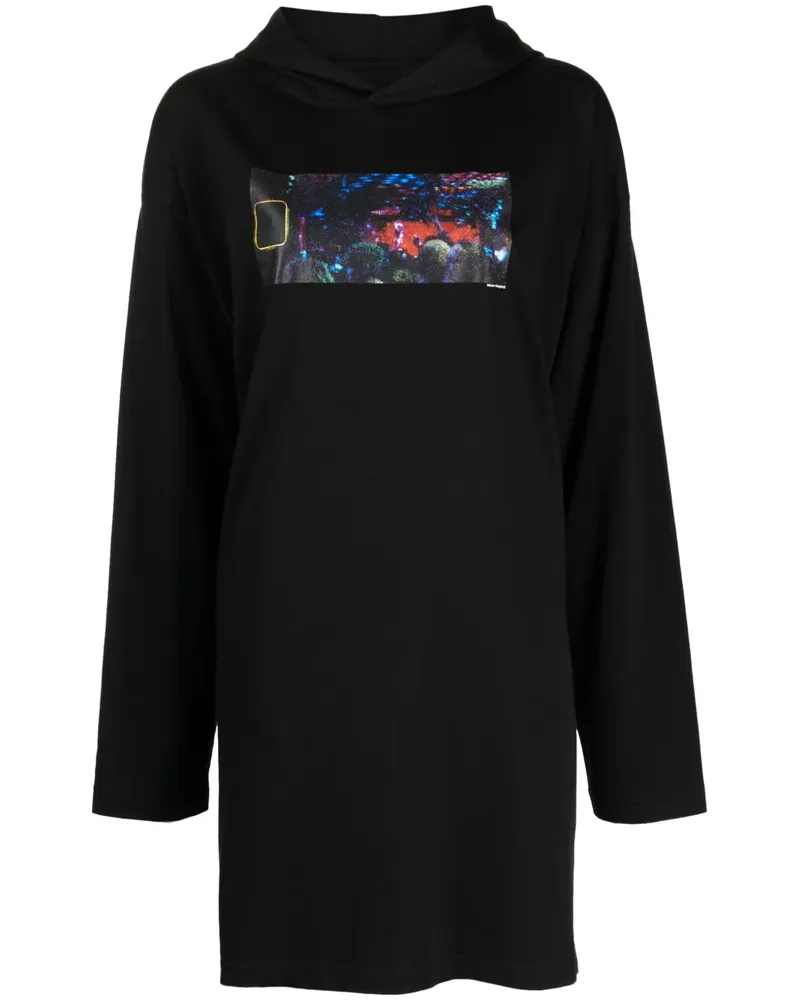 Maison Margiela Kleid mit Nummern - Schwarz Schwarz