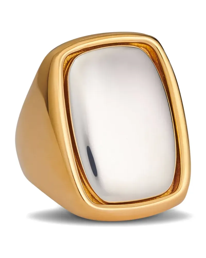 IVI Collection Klassischer Siegelring - Gold Gold