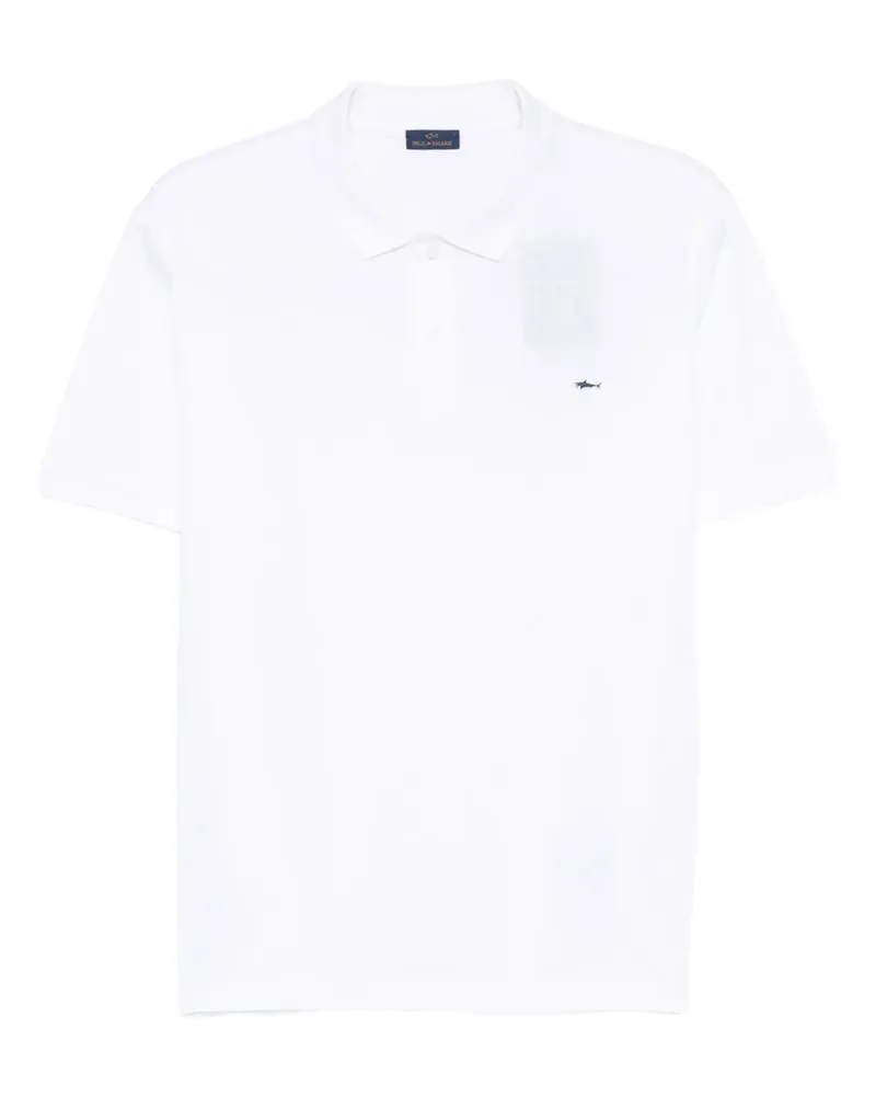 Paul & Shark Poloshirt mit Logo - Weiß Weiß