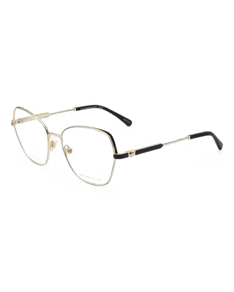 Kate Spade Zeena geometric-frame glasses - Gold Gold