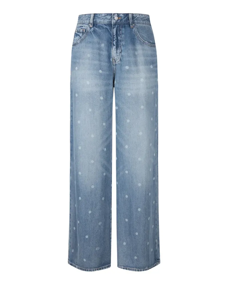 JNBY Schlagjeans mit Polka Dots - Blau Blau