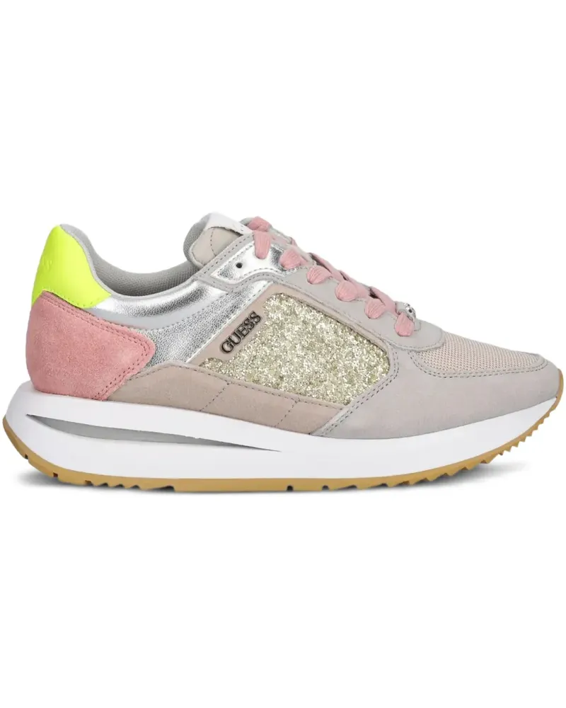 Guess Sneakers im Glitter-Look - Rosa Rosa